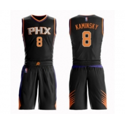 Phoenix Suns #8 Frank Kaminsky Swingman Black Basketball Suit Jersey - Statement Edition