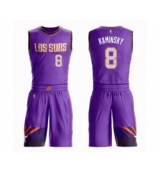 Phoenix Suns #8 Frank Kaminsky Swingman Purple Basketball Suit Jersey - City Edition