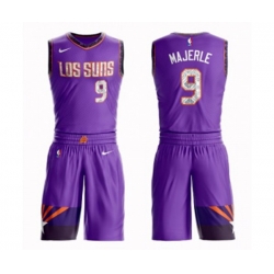 Phoenix Suns #9 Dan Majerle Swingman Purple Basketball Suit Jersey - City Edition