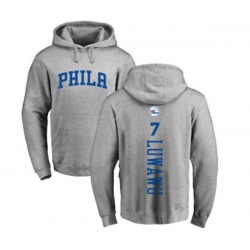 Philadelphia 76ers #7 Timothe Luwawu Ash Backer Pullover Hoodie