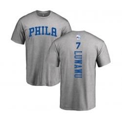 Philadelphia 76ers #7 Timothe Luwawu Ash Backer T-Shirt