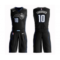 Orlando Magic #10 Evan Fournier Swingman Black Basketball Suit Jersey - City Edition Orlando Magic #10 Evan Fournier Swingman Black Basketball Suit Jersey - City Edition
