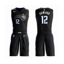 Orlando Magic #12 Dwight Howard Swingman Black Basketball Suit Jersey - City Edition Orlando Magic #12 Dwight Howard Swingman Black Basketball Suit Jersey - City Edition
