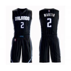 Orlando Magic #2 Jarell Martin Swingman Black Basketball Suit Jersey Statement Edition Orlando Magic #2 Jarell Martin Swingman Black Basketball Suit Jersey Statement Edition