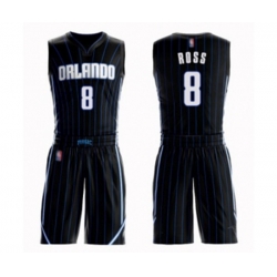 Orlando Magic #8 Terrence Ross Swingman Black Basketball Suit Jersey Statement Edition Orlando Magic #8 Terrence Ross Swingman Black Basketball Suit Jersey Statement Edition