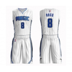 Orlando Magic #8 Terrence Ross Swingman White Basketball Suit Jersey - Association Edition Orlando Magic #8 Terrence Ross Swingman White Basketball Suit Jersey - Association Edition