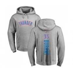 Oklahoma City Thunder #35 Kevin Durant Ash Backer Pullover Hoodie Oklahoma City Thunder #35 Kevin Durant Ash Backer Pullover Hoodie