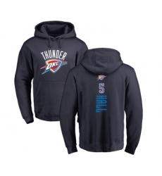Oklahoma City Thunder #5 Devon Hall Navy Blue Backer Pullover Hoodie
