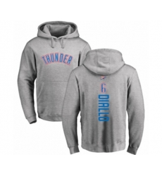 Oklahoma City Thunder #6 Hamidou Diallo Ash Backer Pullover Hoodie
