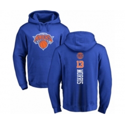 New York Knicks #13 Marcus Morris Royal Blue Backer Pullover Hoodie