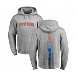 New York Knicks #2 Wayne Ellington Ash Backer Pullover Hoodie