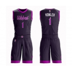 Minnesota Timberwolves #1 Noah Vonleh Swingman Purple Basketball Suit Jersey - City Edition Minnesota Timberwolves #1 Noah Vonleh Swingman Purple Basketball Suit Jersey - City Edition