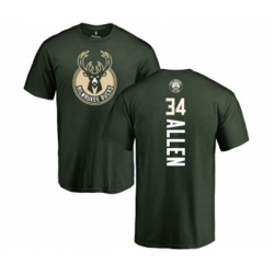 Milwaukee Bucks #34 Ray Allen Green Backer T-Shirt