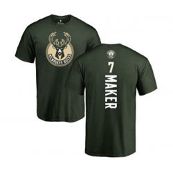 Milwaukee Bucks #7 Thon Maker Green Backer T-Shirt