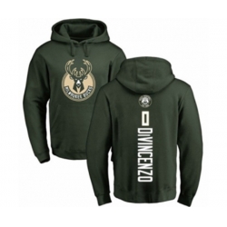 Milwaukee Bucks #0 Donte DiVincenzo Green Backer Pullover Hoodie