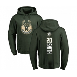 Milwaukee Bucks #20 Jason Smith Green Backer Pullover Hoodie