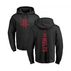 Houston Rockets #0 DeAnthony Melton Black One Color Backer Pullover Hoodie