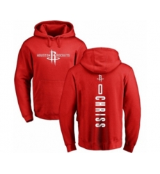 Houston Rockets #0 Marquese Chriss Red Backer Pullover Hoodie