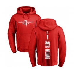 Houston Rockets #1 Michael Carter-Williams Red Backer Pullover Hoodie