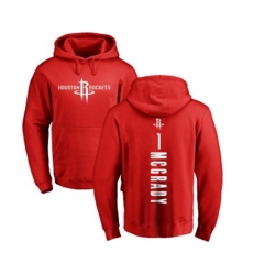Houston Rockets #1 Tracy McGrady Red Backer Pullover Hoodie