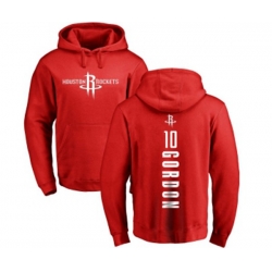 Houston Rockets #10 Eric Gordon Red Backer Pullover Hoodie