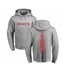 Houston Rockets #19 Tyson Chandler Ash Backer Pullover Hoodie