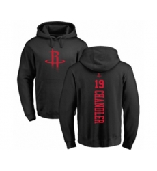Houston Rockets #19 Tyson Chandler Black One Color Backer Pullover Hoodie
