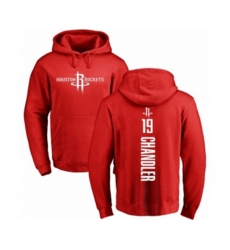 Houston Rockets #19 Tyson Chandler Red Backer Pullover Hoodie