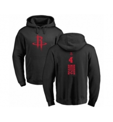 Houston Rockets #4 Danuel House Black One Color Backer Pullover Hoodie