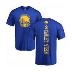 Golden State Warriors #2 Willie Cauley-Stein Royal Blue Backer T-Shirt