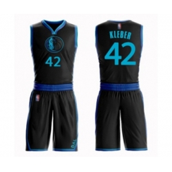 Dallas Mavericks #42 Maxi Kleber Swingman Black Basketball Suit Jersey - City Edition