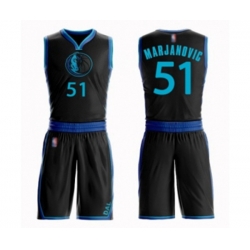 Dallas Mavericks #51 Boban Marjanovic Swingman Black Basketball Suit Jersey - City Edition