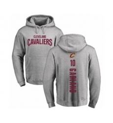 Cleveland Cavaliers #10 Darius Garland Ash Backer Pullover Hoodie