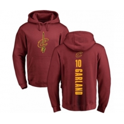 Cleveland Cavaliers #10 Darius Garland Maroon Backer Pullover Hoodie Cleveland Cavaliers #10 Darius Garland Maroon Backer Pullover Hoodie