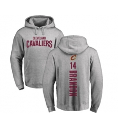 Cleveland Cavaliers #14 Terrell Brandon Ash Backer Pullover Hoodie