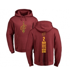 Cleveland Cavaliers #2 Collin Sexton Maroon Backer Pullover Hoodie
