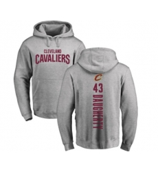Cleveland Cavaliers #43 Brad Daugherty Ash Backer Pullover Hoodie