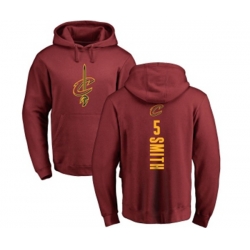 Cleveland Cavaliers #5 J.R. Smith Maroon Backer Pullover Hoodie Cleveland Cavaliers #5 J.R. Smith Maroon Backer Pullover Hoodie