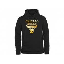 Chicago Bulls Gold Collection Pullover Hoodie Black Chicago Bulls Gold Collection Pullover Hoodie Black