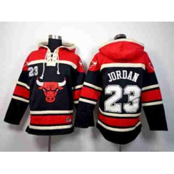 nba chicago bulls #23 jordan red-black[pullover hooded sweatshirt]