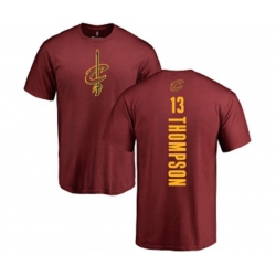 Cleveland Cavaliers #13 Tristan Thompson Maroon Backer T-Shirt