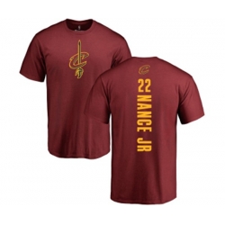 Cleveland Cavaliers #22 Larry Nance Jr. Maroon Backer T-Shirt