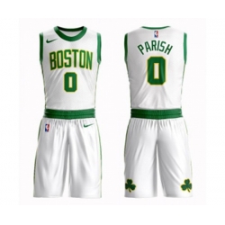 Boston Celtics #0 Robert Parish Swingman White Basketball Suit Jersey - City Edition