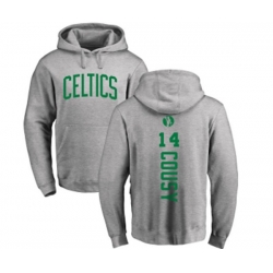 Boston Celtics #14 Bob Cousy Ash Backer Pullover Hoodie Boston Celtics #14 Bob Cousy Ash Backer Pullover Hoodie