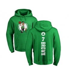 Boston Celtics #7 Jaylen Brown Kelly Green Backer Pullover Hoodie