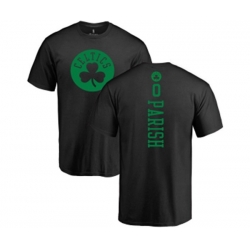 Boston Celtics #0 Robert Parish Black One Color Backer T-Shirt