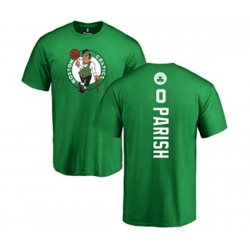 Boston Celtics #0 Robert Parish Kelly Green Backer T-Shirt