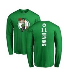 Boston Celtics #11 Kyrie Irving Kelly Green Backer Long Sleeve T-Shirt