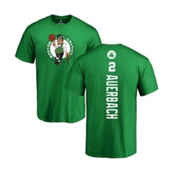 Boston Celtics #2 Red Auerbach Kelly Green Backer T-Shirt