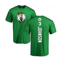 Boston Celtics #3 Dennis Johnson Kelly Green Backer T-Shirt